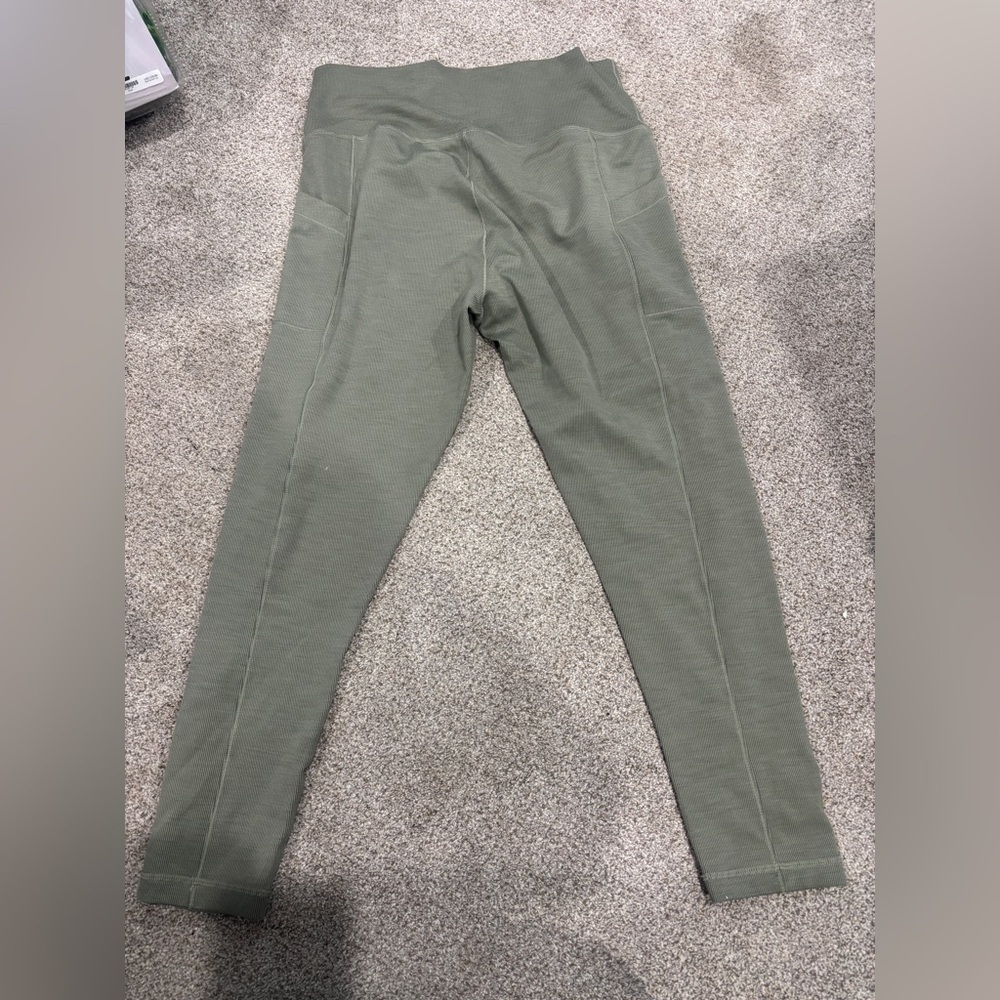 Prana Becksa 7/8 Legging Sage Heather XL Outdoorsy Athleisure Outdoor Hiking - Picture 4 of 10